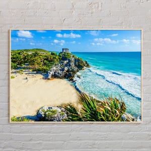 Foto real, Impresión de Tulum, Arte mural de Tulum, Póster de Tulum, Foto de Tulum, Impresión de póster de Tulum, Decoración de pared de Tulum, Impresión de póster de México