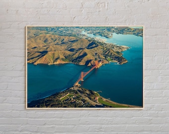 Vraie photo, impression de la région de la baie de San Francisco, art mural de la région de la baie, affiche de la région de la baie, photo de la région de la baie de San Francisco, impression d'affiche de la région de la baie, décoration de la région de la baie