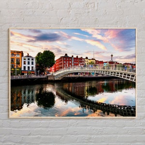 Real Photo, Dublin Print, Dublin Wall Art, Dublin Poster, Dublin Photo, Dublin Poster Print, Dublin Wall Decor, Ireland Poster