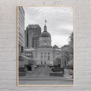 Black and White, Indiana Print, Indiana Wall Art, Indiana Poster, Indiana Photo, Indiana Poster Print, Indiana Wall Decor, USA Poster