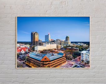 Real Photo, Raleigh Print, Raleigh Wall Art, Raleigh Poster, Raleigh Photo, Raleigh Poster Print, Raleigh Wall Decor, North Carolina
