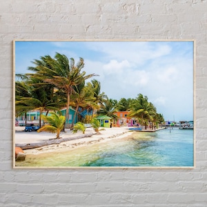 Foto real, Impresión de Belice, Arte mural de Belice, Póster de Belice, Foto de Belice, Impresión de póster de Belice, Decoración de pared de Belice, Impresión de Centroamérica