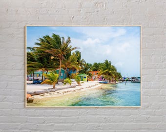 Real Photo, Belize Print, Belize Wall Art, Belize Poster, Belize Photo, Belize Poster Print, Belize Wall Decor, Central America Print