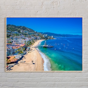 Echtes Foto, Puerto Vallarta Druck, Puerto Vallarta Wandkunst, Puerto Vallarta Poster, Puerto Vallarta Foto, Puerto Vallarta Dekor