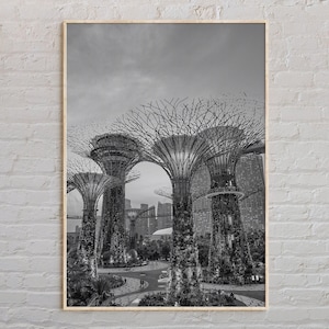 Black and White, Singapore Print, Singapore Wall Art, Singapore Poster, Singapore Photo, Singapore Poster Print, Singapore Wall Decor