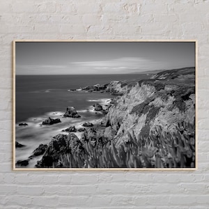 Schwarzweiß, Bodega Bay Druck, Bodega Bay Wandkunst, Bodega Bay Poster, Bodega Bay Foto, Bodega Bay Poster Druck, Bodega Bay Dekor