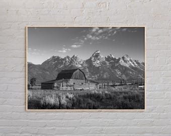 Black and White, Wyoming Print, Wyoming Wall Art, Wyoming Poster, Wyoming Photo, Wyoming Poster Print, Wyoming Wall Decor, United States