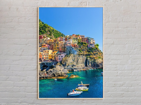 Real Photo, Cinque Terre Print, Cinque Terre Wall Art, Cinque Terre Poster, Cinque Terre Photo, Cinque Terre Poster Print, Italy