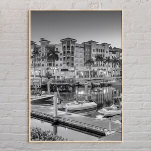 Zwart-wit, Napels print, Napels muurkunst, Napels poster, Napels foto, Napels poster print, Napels muur decor, Florida poster print