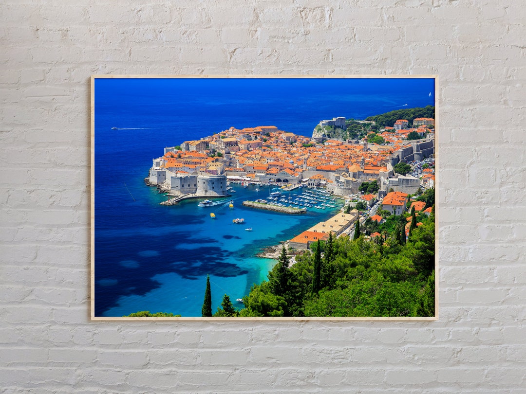 Real Photo, Dubrovnik Print, Dubrovnik Wall Art, Dubrovnik Poster