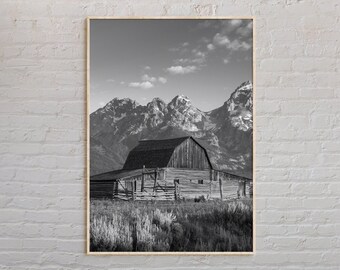 Black and White, Wyoming Print, Wyoming Wall Art, Wyoming Poster, Wyoming Photo, Wyoming Poster Print, Wyoming Wall Decor, United States