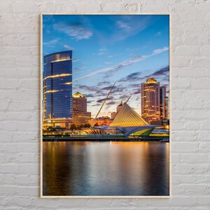 Real Photo, Milwaukee Print, Milwaukee Wall Art, Milwaukee Poster, Milwaukee Photo, Milwaukee Poster Print, Wisconsin Poster Print