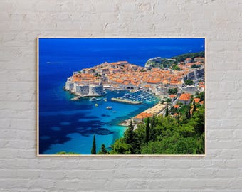 Real Photo, Dubrovnik Print, Dubrovnik Wall Art, Dubrovnik Poster, Dubrovnik Photo, Dubrovnik Poster Print, Dubrovnik Decor, Croatia