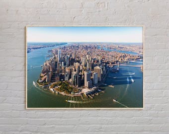 Real Photo, New York State Print, New York Wall Art, New York Poster, New York Photo, New York Poster Print, New York Decor, USA