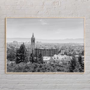 Zwart-wit, Berkeley-print, Berkeley Wall Art, Berkeley-poster, Berkeley-foto, Berkeley-posterafdruk, Berkeley Decor, Californië