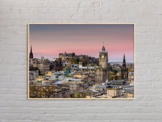 Real Photo, Edinburgh Print, Edinburgh Wall Art, Edinburgh Poster, Edinburgh Photo, Edinburgh Poster Print, Edinburgh Decor, Scotland