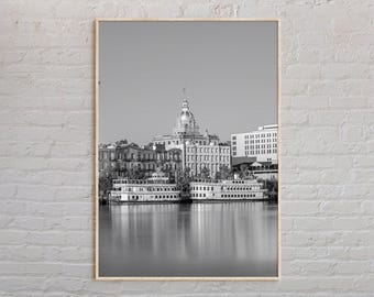 Black and White, Savannah Print, Savannah Wall Art, Savannah Poster, Savannah Photo, Savannah Poster Print, Savannah Decor, Georgia Print