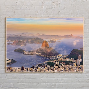 Echtes Foto, Rio de janeien Druck, Rio de janeien Wandkunst, Rio de janeien Poster, Rio de janeien Foto, Rio de janeien Dekor, Brasilien