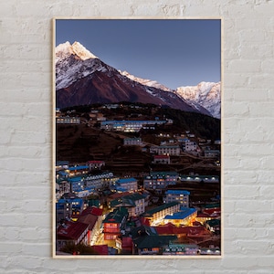 Echtes Foto, Nepal Print, Nepal Wandkunst, Nepal Poster, Nepal Foto, Nepal Poster Druck, Nepal Wanddekor, Asien Poster Druck