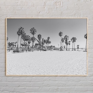 Black and White, Venice Beach Print, Venice Beach Wall Art, Venice Beach Poster, Venice Beach Photo, Venice Beach Poster Print, California