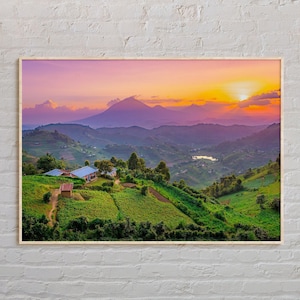 Real Photo, Uganda Print, Uganda Wall Art, Uganda Poster, Uganda Photo, Uganda Poster Print, Uganda Wall Decor, Kampala, Africa Print
