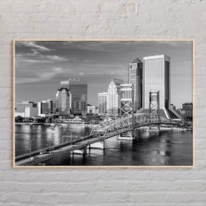 Zwart-wit, Jacksonville-print, Jacksonville Wall Art, Jacksonville-poster, Jacksonville Photo, Jacksonville Wall Decor, Florida