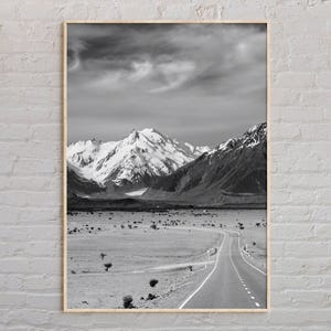 Black and White, New Zealand Print, New Zealand Art, New Zealand Poster, New Zealand Photo, New Zealand Poster Print, New Zealand Decor