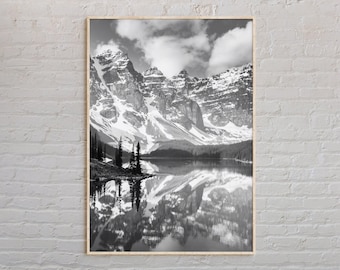 Black and White, Banff Print, Banff Wall Art, Banff Poster, Banff Photo, Banff Poster Print, Banff Wall Decor, Canada Poster Print