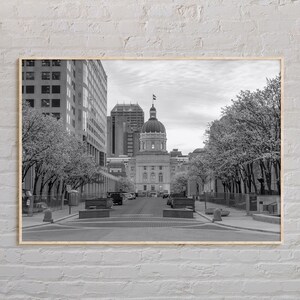 Black and White, Indiana Print, Indiana Wall Art, Indiana Poster, Indiana Photo, Indiana Poster Print, Indiana Wall Decor, USA Poster