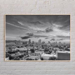 Blanco y negro, Impresión de Nueva Orleans, Arte mural de Nueva Orleans, Póster de Nueva Orleans, Foto de Nueva Orleans, Impresión de póster de Nueva Orleans, Estados Unidos