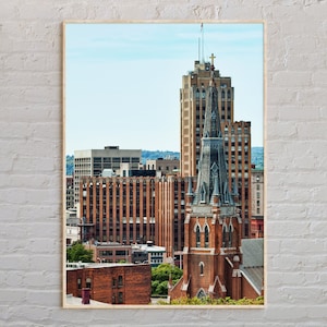 Real Photo, Syracuse Print, Syracuse Wall Art, Syracuse Poster, Syracuse Photo, Syracuse Poster Print, Syracuse Decor, New York Print