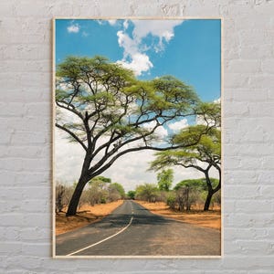 Foto reale, stampa dello Zimbabwe, arte murale dello Zimbabwe, poster dello Zimbabwe, foto dello Zimbabwe, stampa poster dello Zimbabwe, decorazione murale dello Zimbabwe, Africa