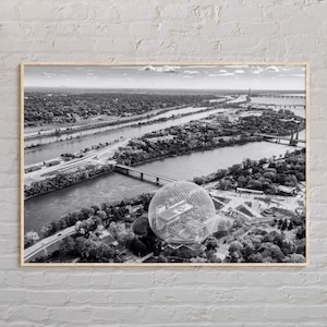 Black and White, Montreal Print, Montreal Wall Art, Montreal Poster, MontBlack and White, Montreal Poster Print, Canada Print