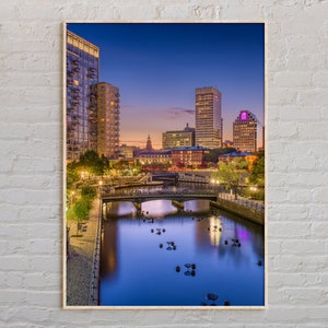 Vraie photo, impression Providence, art mural Providence, affiche Providence, photo Providence, décoration murale Providence, impression Rhode Island