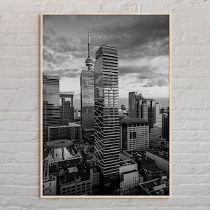 Schwarzweiß, Toronto Print, Toronto Wandkunst, Toronto Poster, Toronto Foto, Toronto Poster Druck, Toronto Wand-Dekor, Kanada Druck