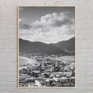 Black and White, Saint Martin Print, Saint Martin Wall Art, Saint Martin Poster, Saint Martin Photo, Saint Martin Decor, Caribbean Print