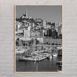 Noir et blanc, impression Marseille, art mural Marseille, affiche Marseille, photo Marseille, impression affiche Marseille, décoration murale Marseille