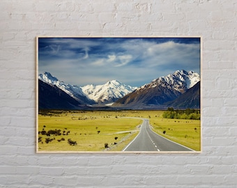 Foto real, impresión de Nueva Zelanda, arte de Nueva Zelanda, póster de Nueva Zelanda, foto de Nueva Zelanda, impresión de póster de Nueva Zelanda, decoración de Nueva Zelanda