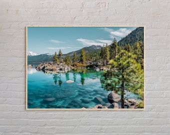 Real Photo, Lake Tahoe Print, Lake Tahoe Wall Art, Lake Tahoe Poster, Lake Tahoe Photo, Lake Tahoe Poster Print, Lake Tahoe Decor