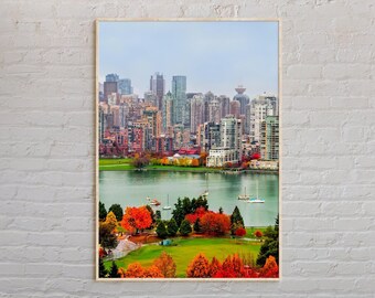 Real Photo, Vancouver Print, Vancouver Wall Art, Vancouver Poster, Vancouver Photo, Vancouver Poster Print, Vancouver Decor, Canada