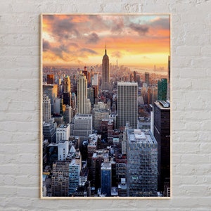 Fotografía real, impresión de la ciudad de Nueva York, arte mural de la ciudad de Nueva York, póster de la ciudad de Nueva York, fotografía de la ciudad de Nueva York, impresión de póster de la ciudad de Nueva York