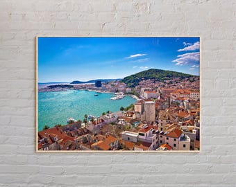 Real Photo, Split Print, Split Wall Art, Split Poster, Split Photo, Split Poster Print, Split Wall Decor, Croatia Poster Print