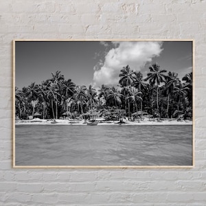 Schwarzweiß, Haiti Print, Haiti Wandkunst, Haiti Poster, Haiti Foto, Haiti Poster Druck, Haiti Wanddekor, Haiti Strand, Karibik