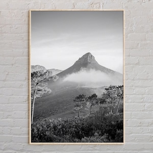 Black and White, South Africa Print, South Africa Wall Art, South Africa Poster, South Africa Photo, South Africa Wall Decor, Cape Town