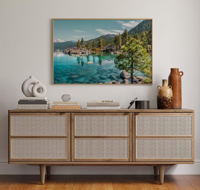 Real Photo, Lake Tahoe Print, Lake Tahoe Wall Art, Lake Tahoe Poster, Lake Tahoe Photo, Lake Tahoe Poster Print, Lake Tahoe Decor image 3