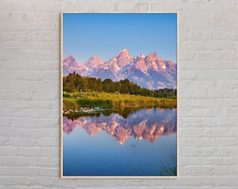 Real Photo, Jackson Hole Print, Jackson Hole Wall Art, Jackson Hole Poster, Jackson Hole Photo, Jackson Hole Wall Decor, Wyoming