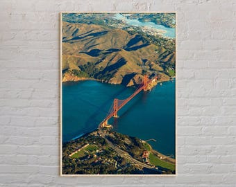 Vraie photo, impression de la région de la baie de San Francisco, art mural de la région de la baie, affiche de la région de la baie, photo de la région de la baie de San Francisco, impression d'affiche de la région de la baie, décoration de la région de la baie
