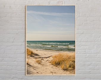 Real Photo, Lake Michigan Print, Lake Michigan Wall Art, Lake Michigan Poster, Lake Michigan Photo, Lake Michigan Decor, USA
