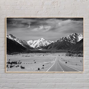 Black and White, New Zealand Print, New Zealand Art, New Zealand Poster, New Zealand Photo, New Zealand Poster Print, New Zealand Decor