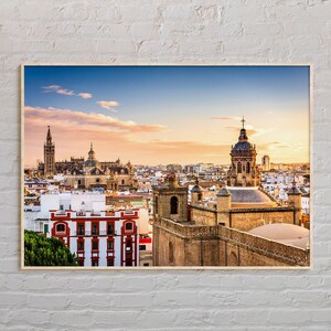 Real Photo, Seville Print, Seville Wall Art, Seville Poster, Seville Photo, Seville Poster Print, Seville Wall Decor, Sevilla, Spain
